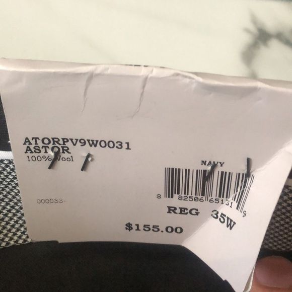 NWT. John Varvatos Dress Pants Sz. 35W - Picture 4 of 7